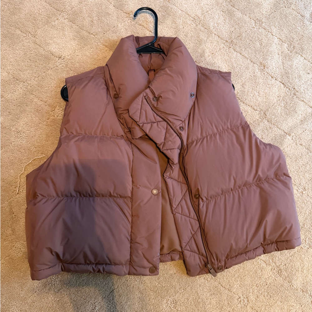 lululemon athletica Brown Puffer Vest